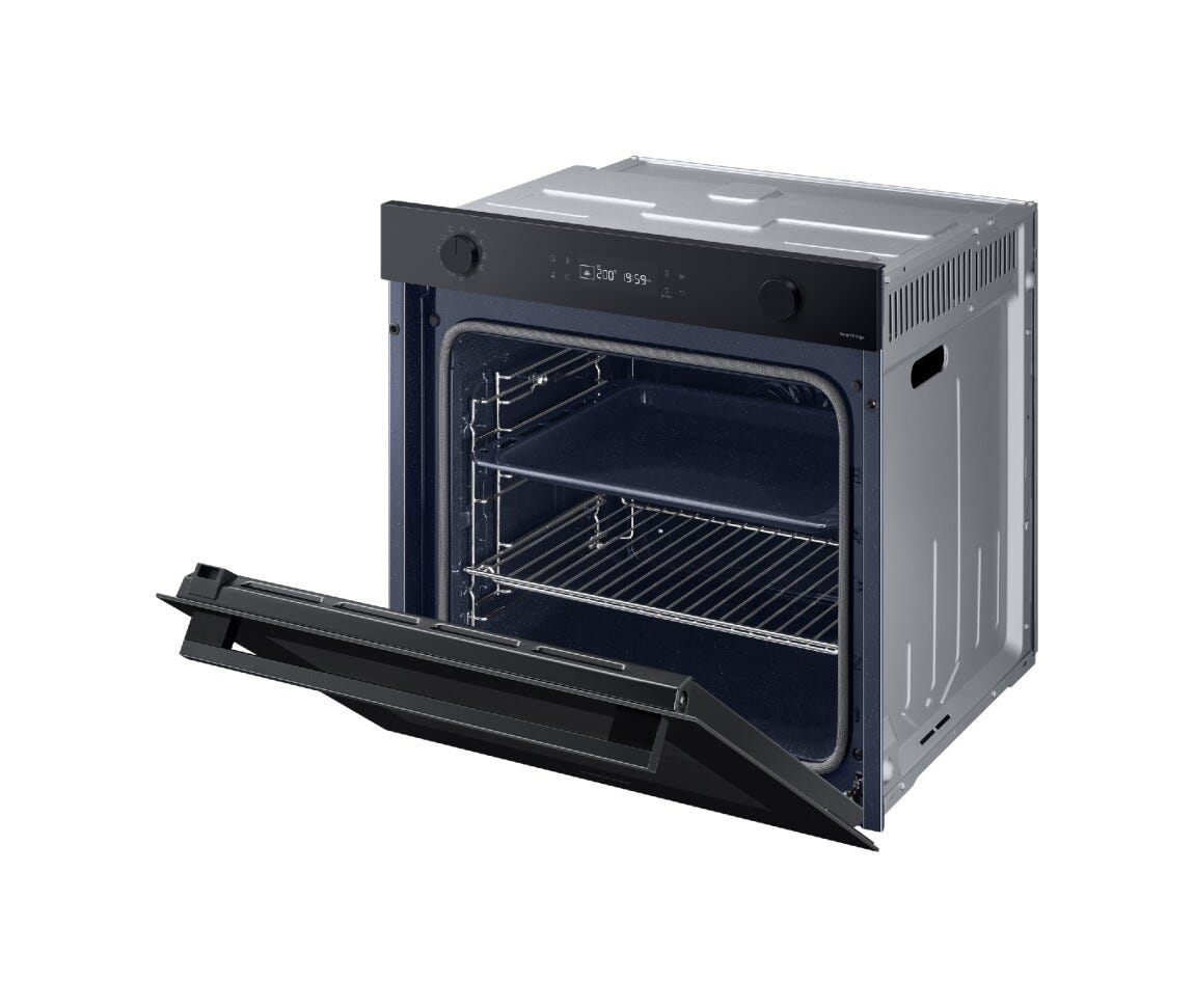 Samsung NV7B41307AK Forno multifunzione 76 L, pirolitico, Wi‑Fi integrato, vetro nero