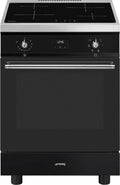 Smeg C6IMBLT2 Classica Cucina da accosto cm.60x60 - 4 zone induzione + 1 forno elettrico - nero