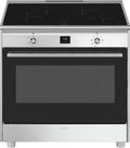 Smeg CG90CIXT Classica Cucina da accosto cm. 90x60 - 4 zone induzione + 1 forno elettrico - inox