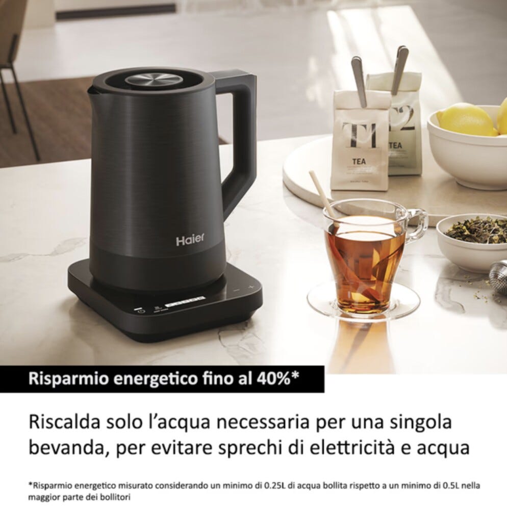 Haier HKE5A 011 I-Master Serie 5 Bollitore elettrico 1,7 l - nero