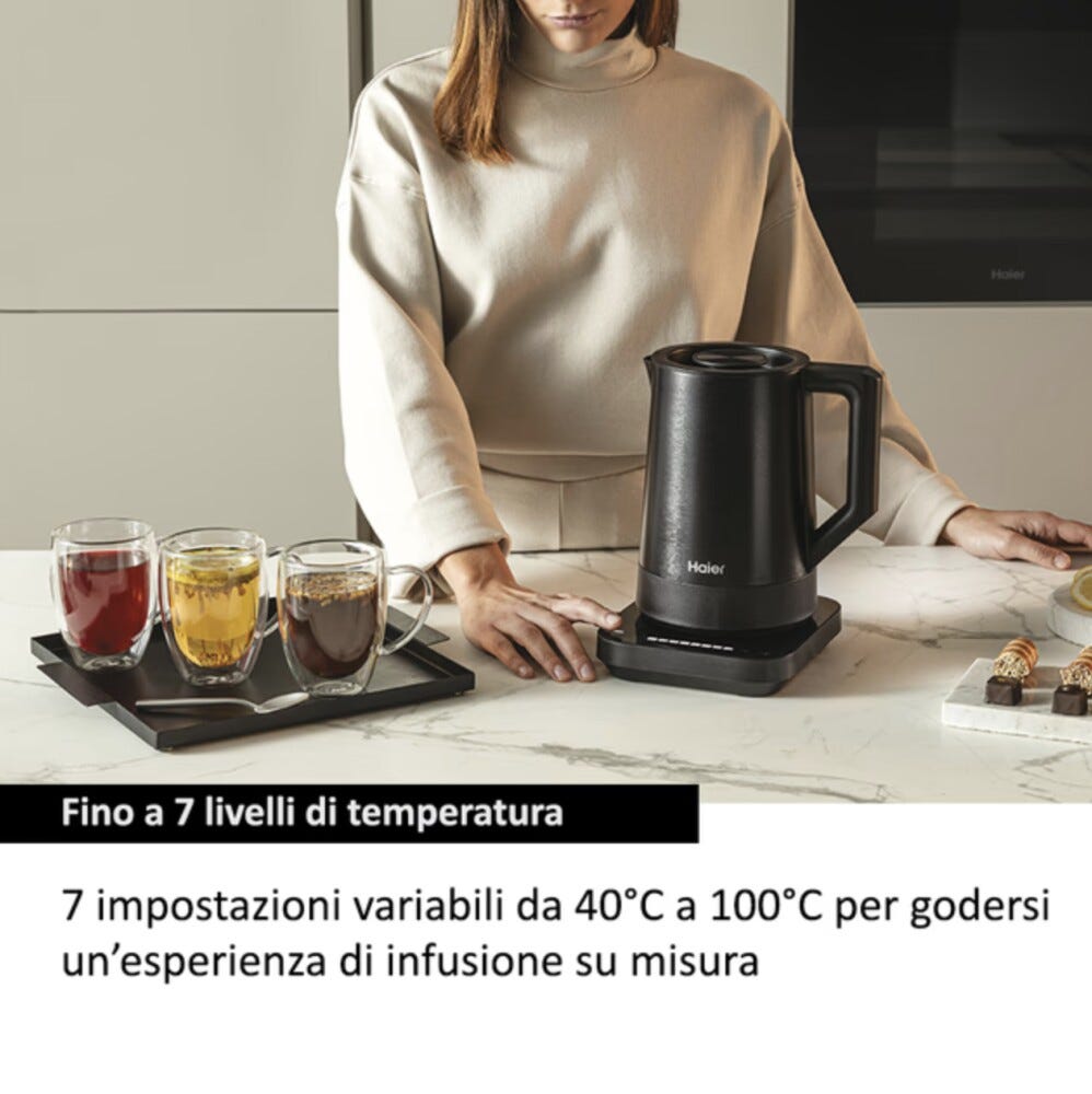 Haier HKE5A 011 I-Master Serie 5 Bollitore elettrico 1,7 l - nero