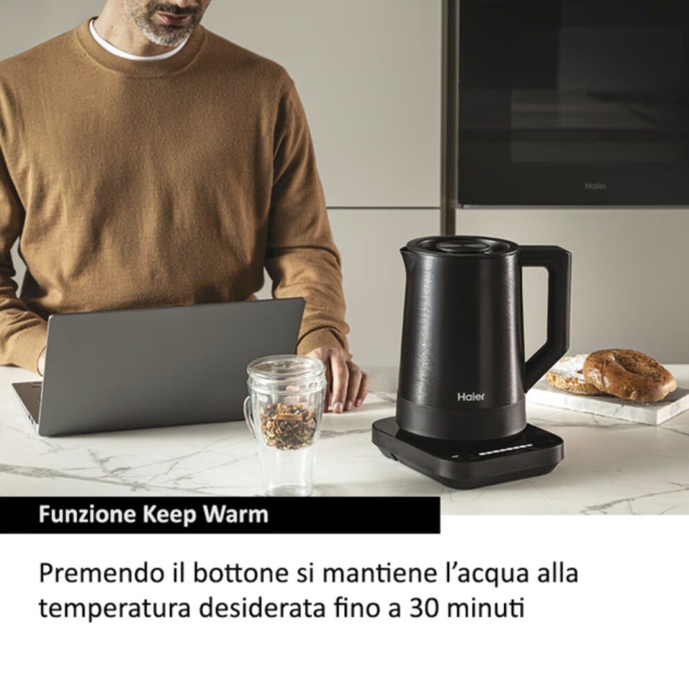 Haier HKE5A 011 I-Master Serie 5 Bollitore elettrico 1,7 l - nero