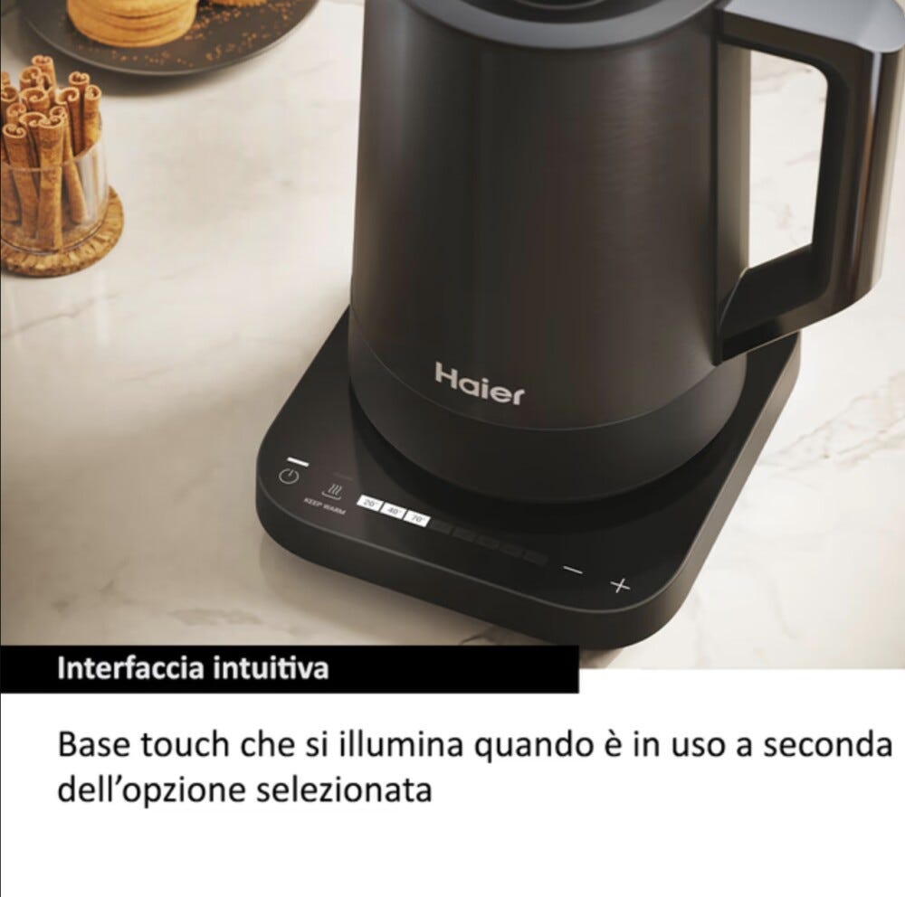 Haier HKE5A 011 I-Master Serie 5 Bollitore elettrico 1,7 l - nero