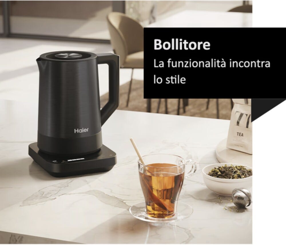 Haier HKE5A 011 I-Master Serie 5 Bollitore elettrico 1,7 l - nero