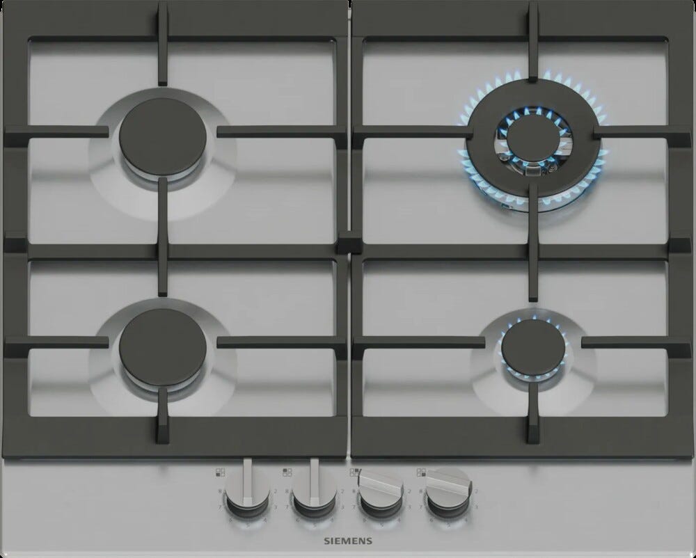 Siemens EC6A5HI90 iq500 Piano cottura a gas cm. 59 - inox
