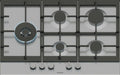 Siemens EC7A5SI90 iq500 Piano cottura a gas cm. 75 - inox
