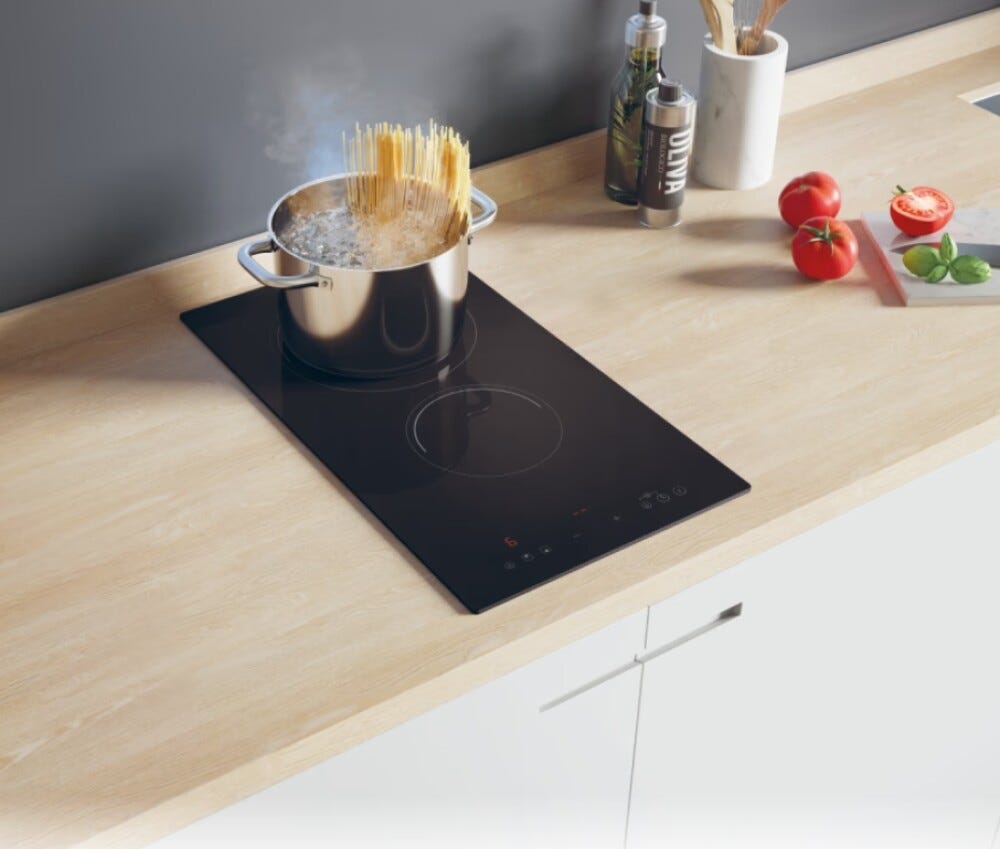 Candy CID 30/1 Idea Piano cottura a induzione domino cm. 29 - vetroceramica nero