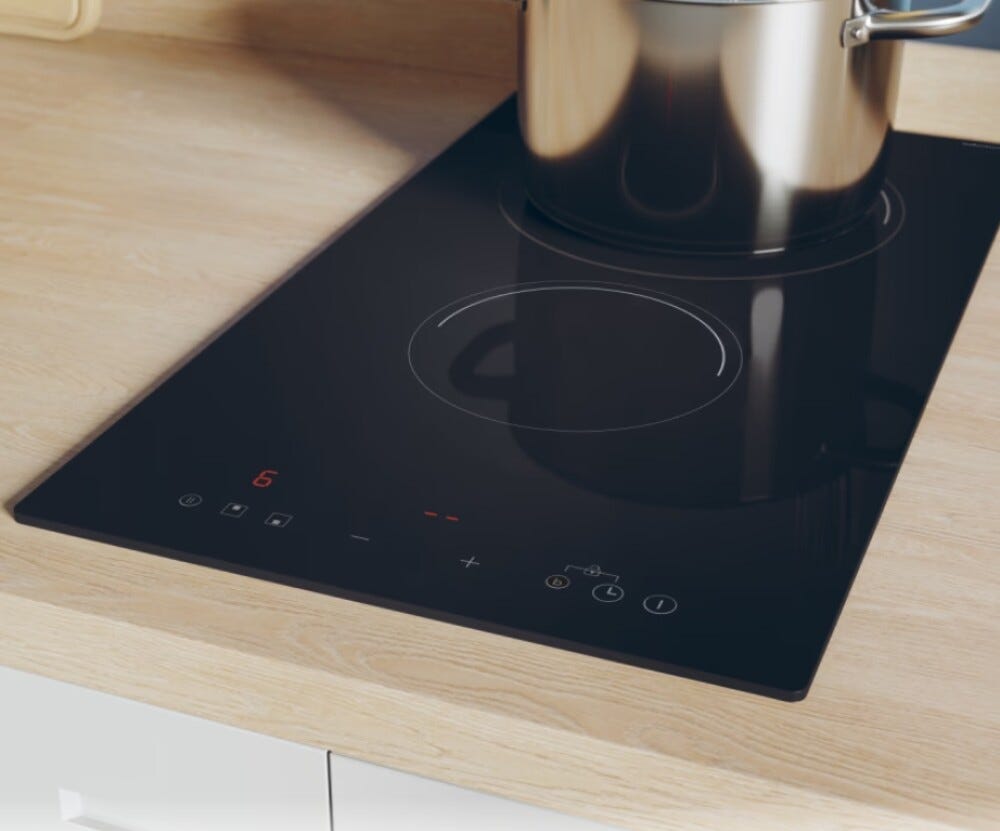 Candy CID 30/1 Idea Piano cottura a induzione domino cm. 29 - vetroceramica nero