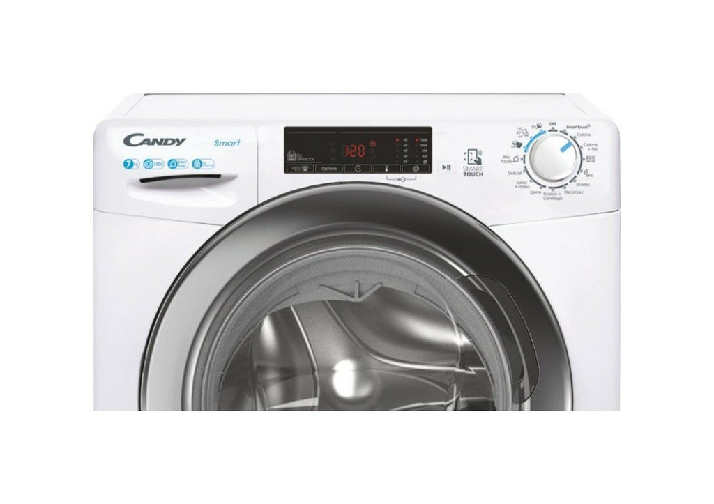 Candy CSS4127TWR3/1-11 Lavatrice slim cm. 60 - profondità 45 cm. - capacità 7 kg - bianco