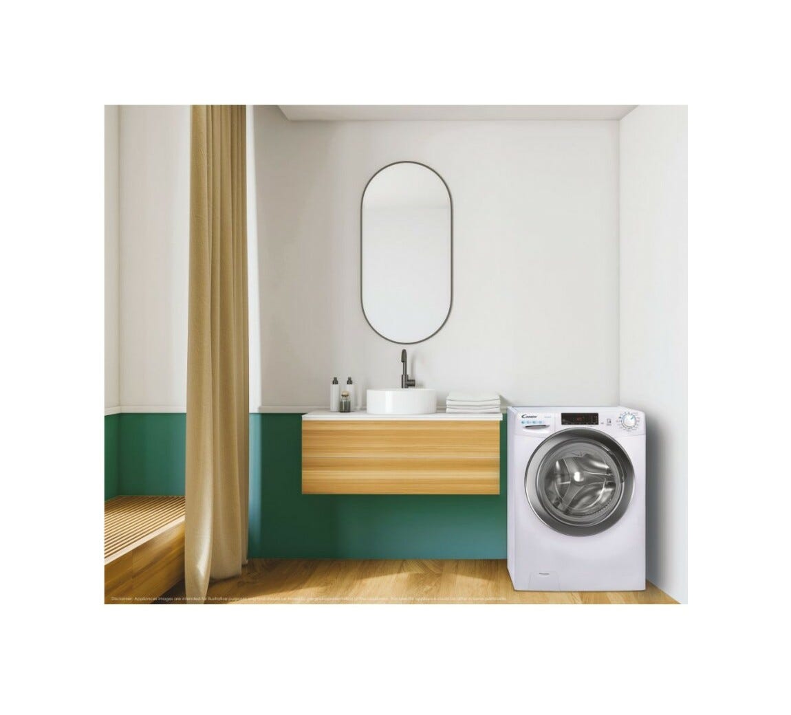 Candy CSS4127TWR3/1-11 Lavatrice slim cm. 60 - profondità 45 cm. - capacità 7 kg - bianco