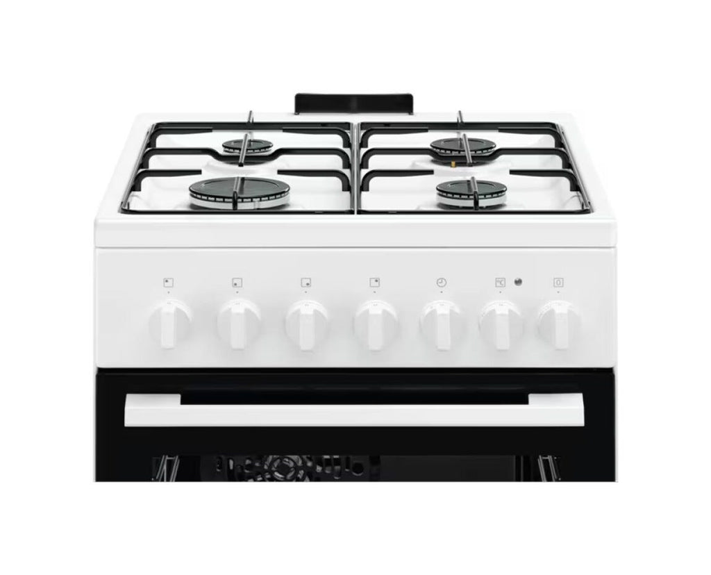 Electrolux LKK520032W Cucina da accosto cm. 50 - 4 fuochi gas + 1 forno elettrico - bianca