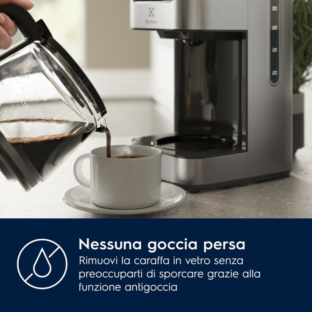 Electrolux E5CM1-6ST Macchina per caffè americano - inox