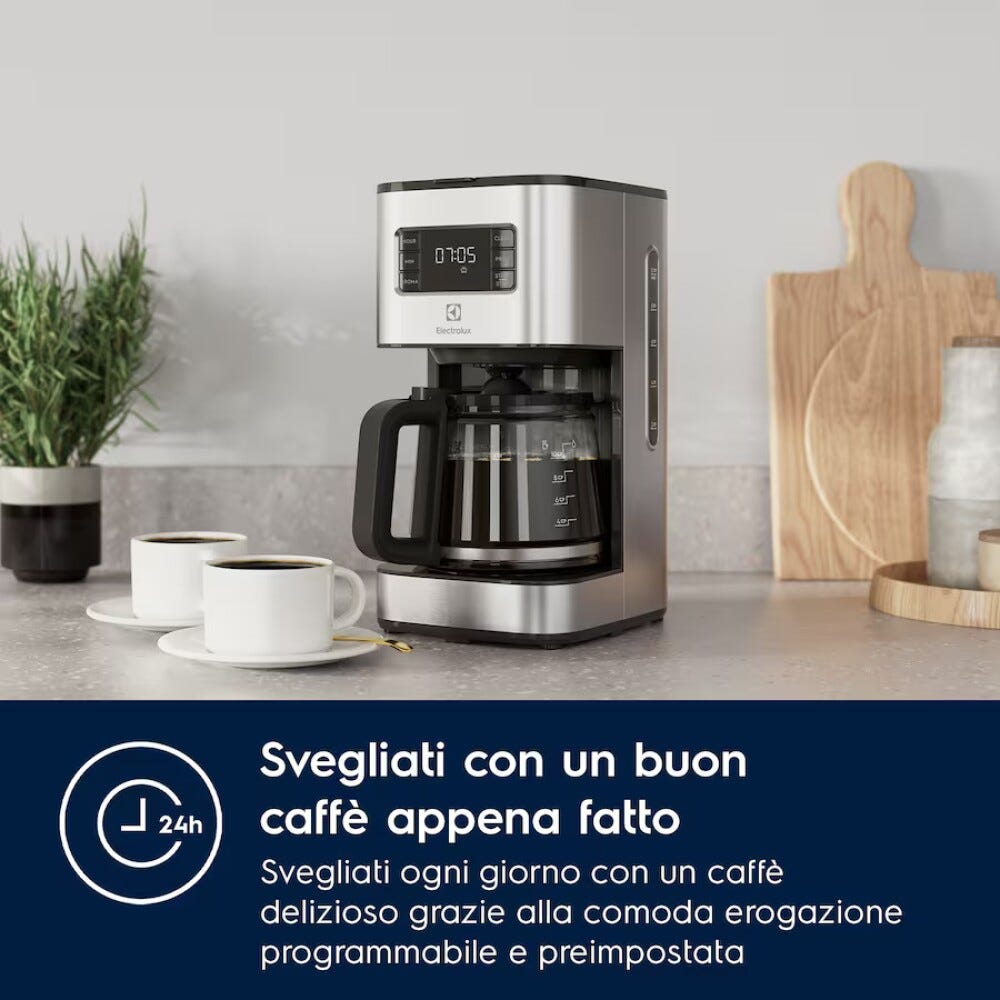 Electrolux E5CM1-6ST Macchina per caffè americano - inox
