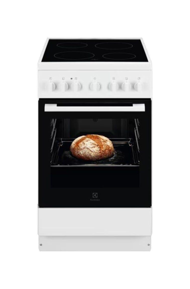 Electrolux LKR500066W Cucina da accosto cm. 50 - 4 zone elettriche - bianco