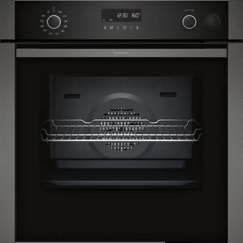 Neff B5AVM7AG7 N 50 Forno da incasso Slide&Hide, vapore aggiunto, pirolisi, 71 L, classe A+