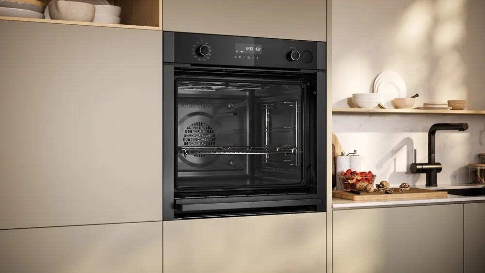 Neff B5AVM7AG7 N 50 Forno da incasso Slide&Hide, vapore aggiunto, pirolisi, 71 L, classe A+