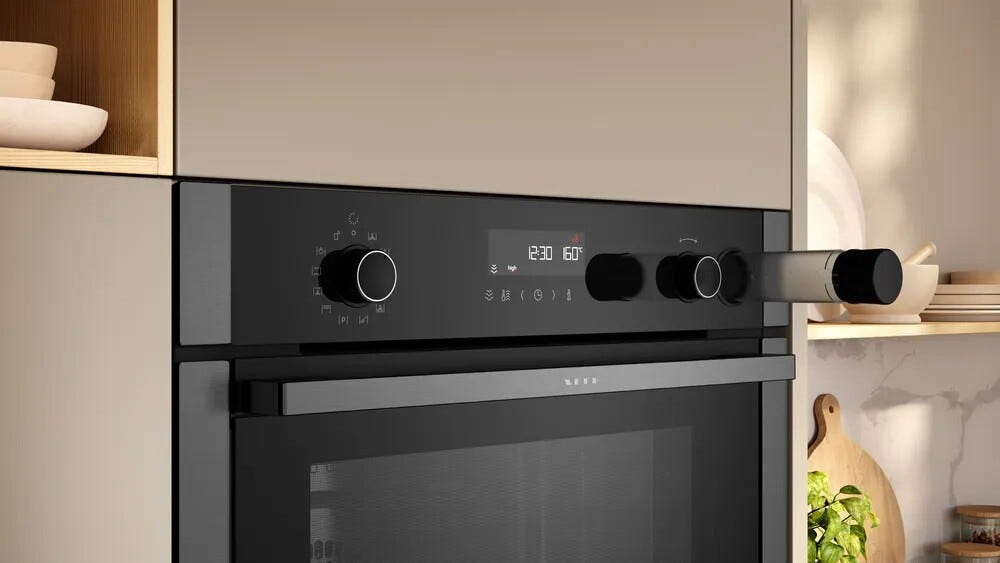 Neff B5AVM7AG7 N 50 Forno da incasso Slide&Hide, vapore aggiunto, pirolisi, 71 L, classe A+