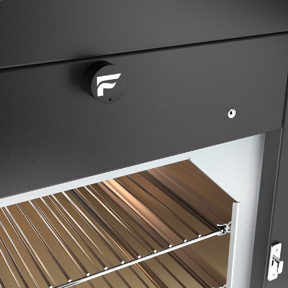 Fontana Forni People Incasso Forno incasso a legna - antracite