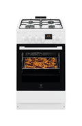 Electrolux LKK560232W serie 600 Cucina da accosto cm. 50 - 4 fuochi gas + 1 forno elettrico - bianco