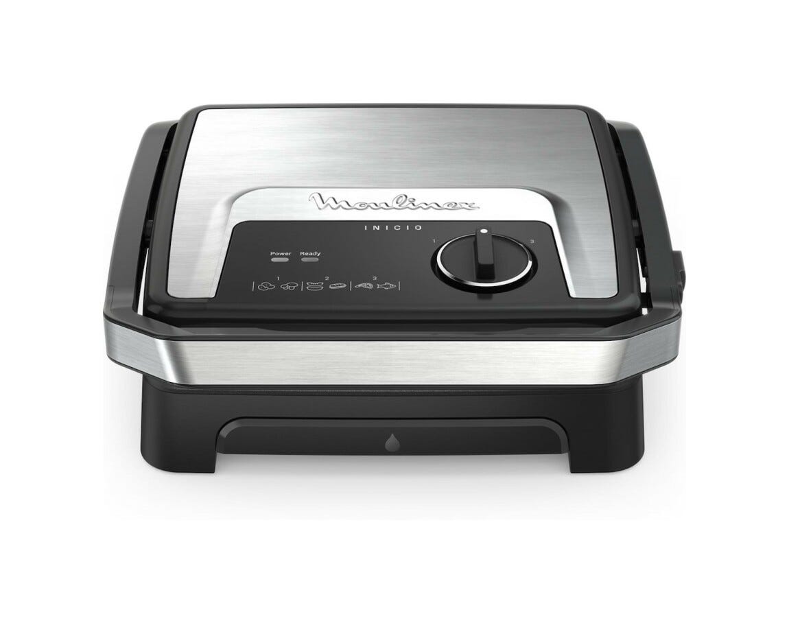 Moulinex GI272D10 Inicio Adjust Griglia elettrica - argento