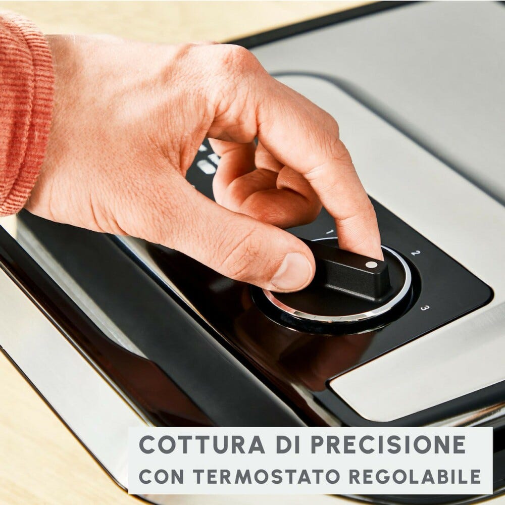 Moulinex GI272D10 Inicio Adjust Griglia elettrica - argento