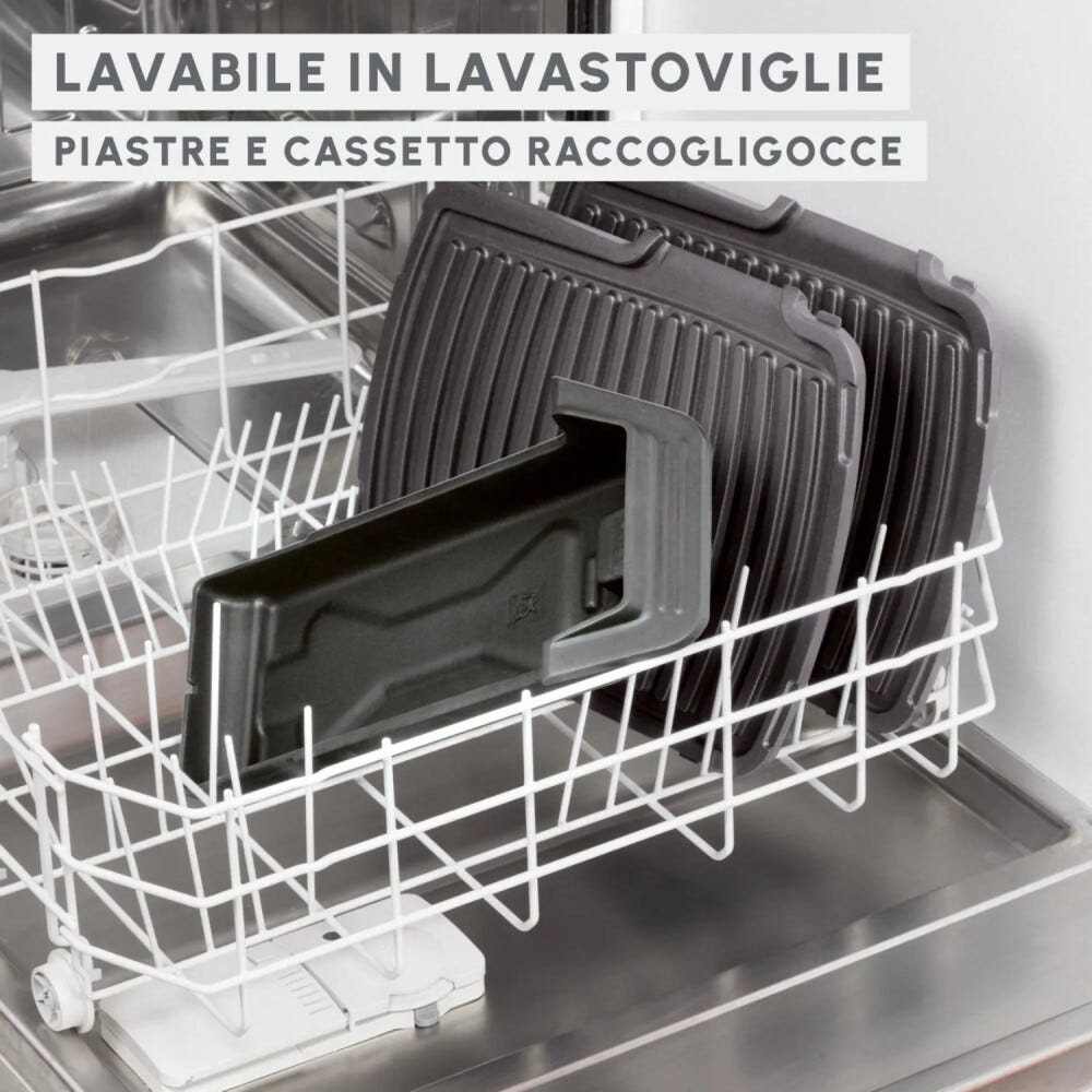 Moulinex GI306010 UltraCompact Comfort Griglia elettrica - inox / nero