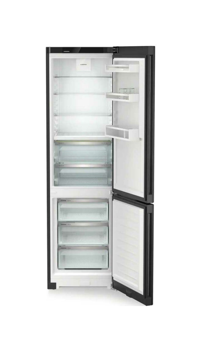Liebherr CBNbdc 573i Plus Frigorifero con congelatore a libera installazione cm. 60 h. 202 - lt. 361 - inox black