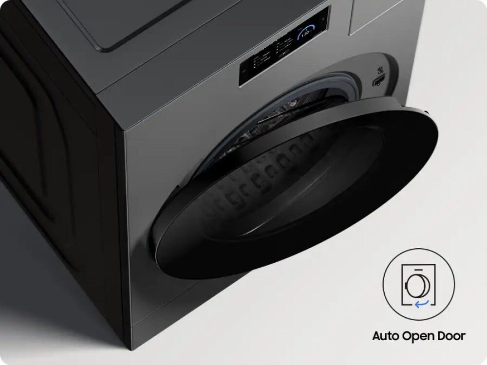 Samsung WD18DB8995BZT2 Bespoke Ai Laudry Combo™ Lavasciuga cm. 69 h. 111 - lavaggio 18 kg - asciugatura 11 kg - gray