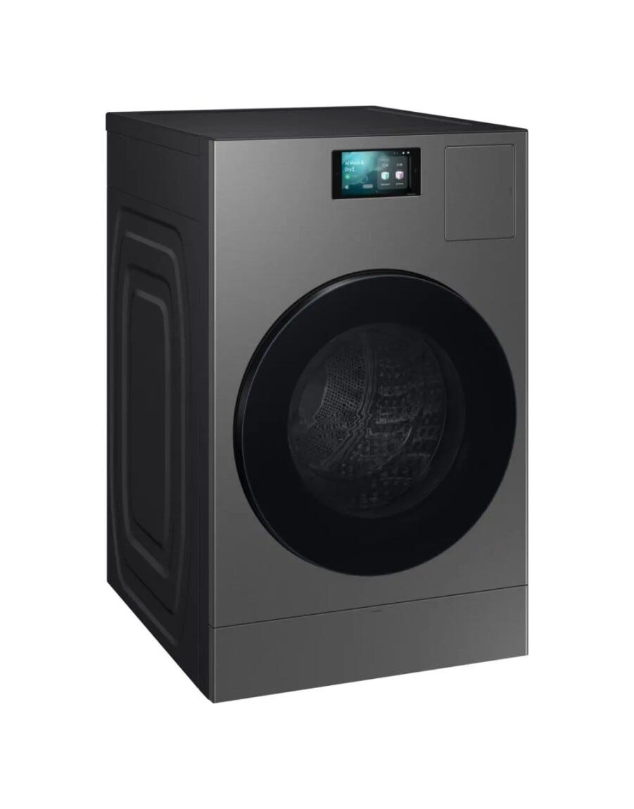 Samsung WD18DB8995BZT2 Bespoke Ai Laudry Combo™ Lavasciuga cm. 69 h. 111 - lavaggio 18 kg - asciugatura 11 kg - gray