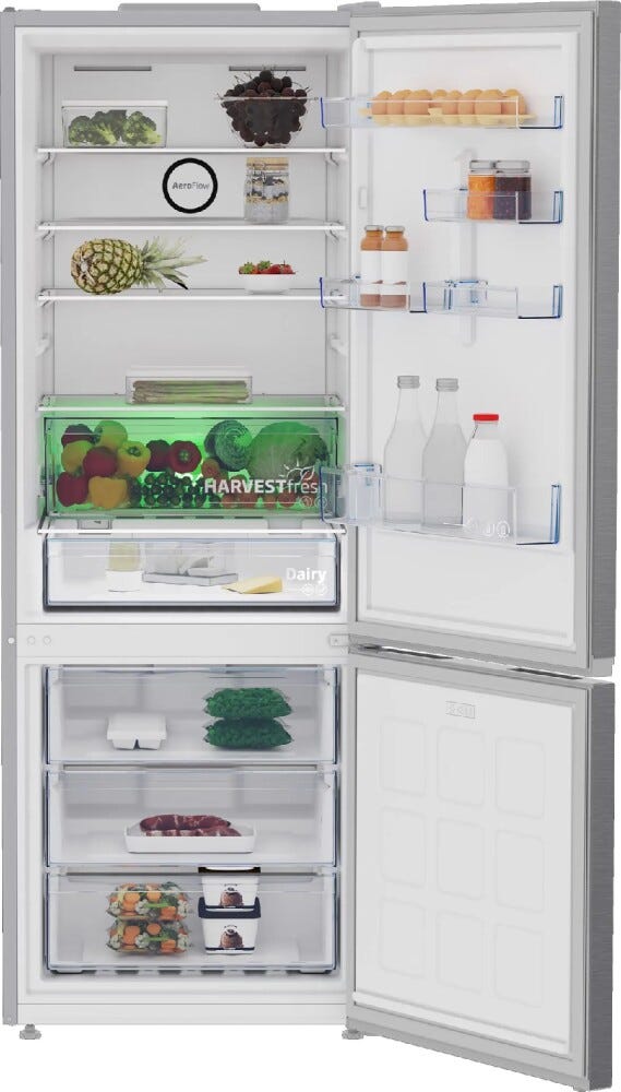 Beko B5RCNE565HXP Beyond Frigorifero con congelatore a libera installazione cm. 70 h. 192 - lt. 490 - inox