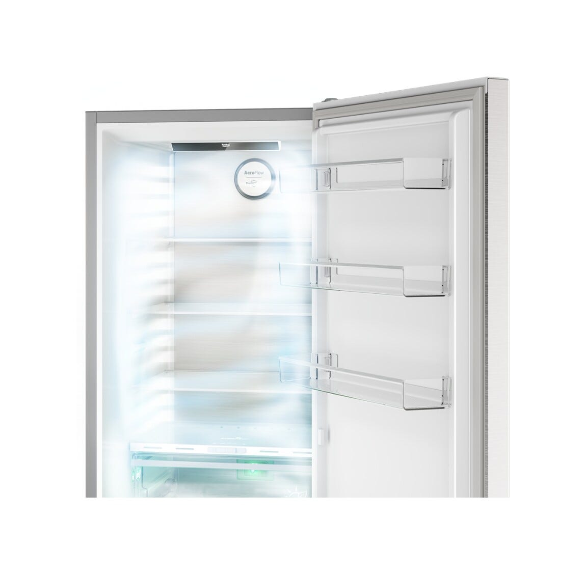 Beko B5RCNE565HXP Beyond Frigorifero con congelatore a libera installazione cm. 70 h. 192 - lt. 490 - inox