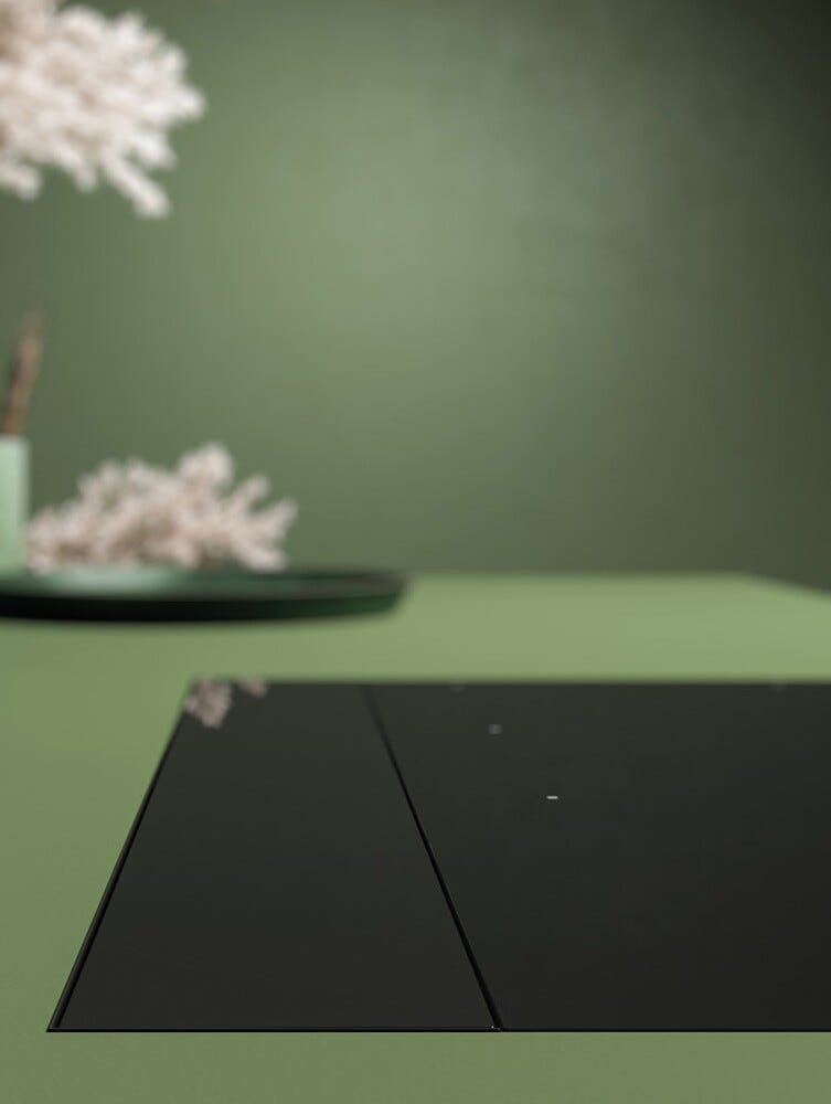 Falmec BRERA 75 COOKING SYSTEM Piano cottura a induzione cm 75 con cappa integrata da 800 m3/h - vetroceramica nero lucido