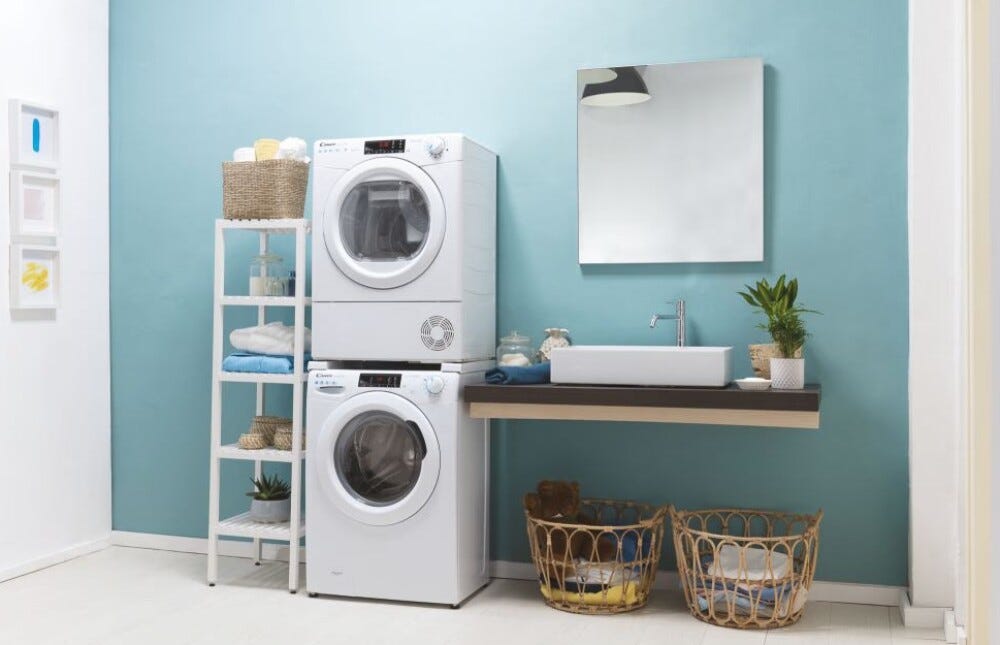 Candy CSO4H7A2DE-S Smart Pro Asciugatrice slim cm. 60 - profondità cm. 48 - capacità 7 kg. - bianco