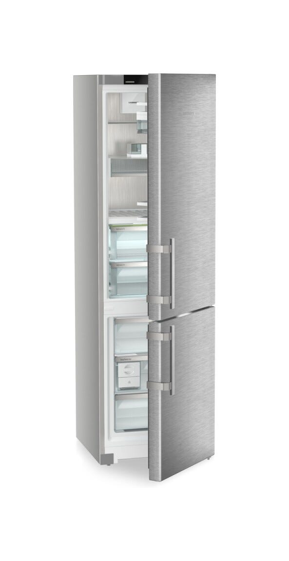Liebherr CBNsda575i Prime Frigorifero con congelatore a libera installazione cm. 60 h. 202 - lt 362 - argento