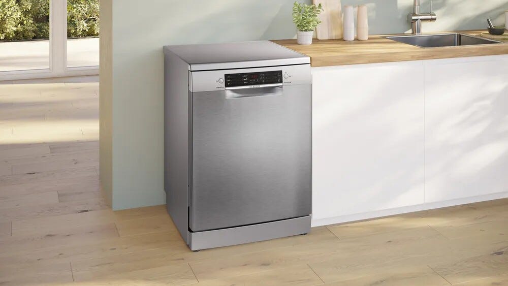 Bosch SMS46KI01E 4 Lavastoviglie a libera installazione cm. 60 - 13 coperti - inox spazzolato antimpronta