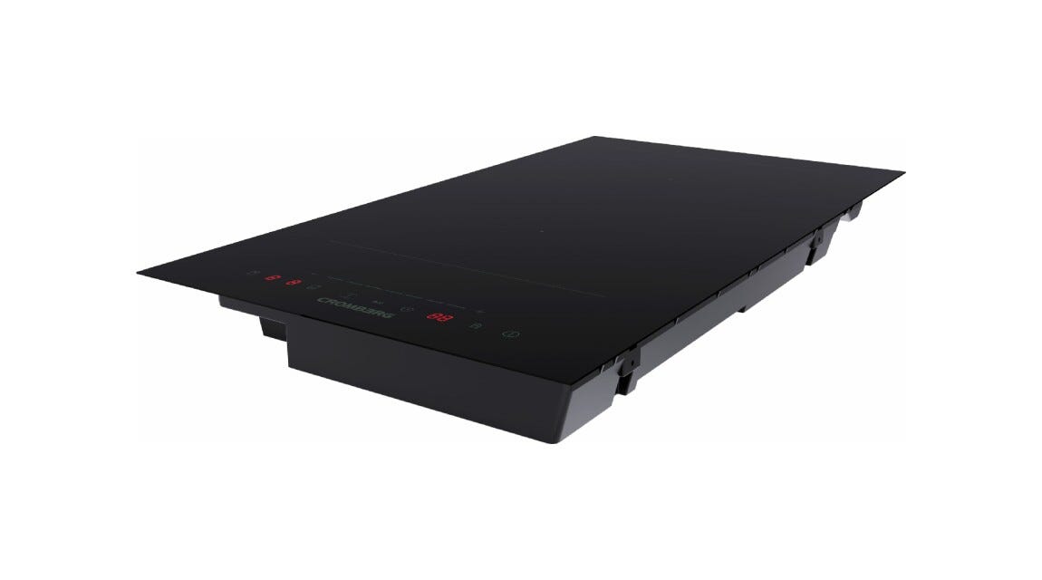 Cromberg HIK30FB Piano cottura a induzione domino cm. 29 - vetro nero