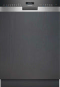 Siemens SN55ES12CE iq500 Lavastoviglie integrata parziale cm.60 - 14 coperti - frontale inox spazzolato