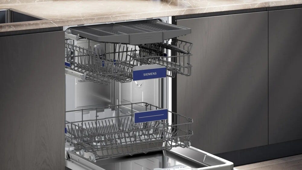 Siemens SN73EX06VE iq300 Lavastoviglie integrata totale cm. 60 - 14 coperti - cerniere sliding