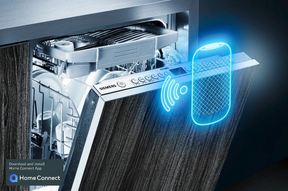 Siemens SN73HX14CE iq300 Lavastoviglie a incasso totale 14 coperti, Home Connect, varioHinge, cerniere sliding