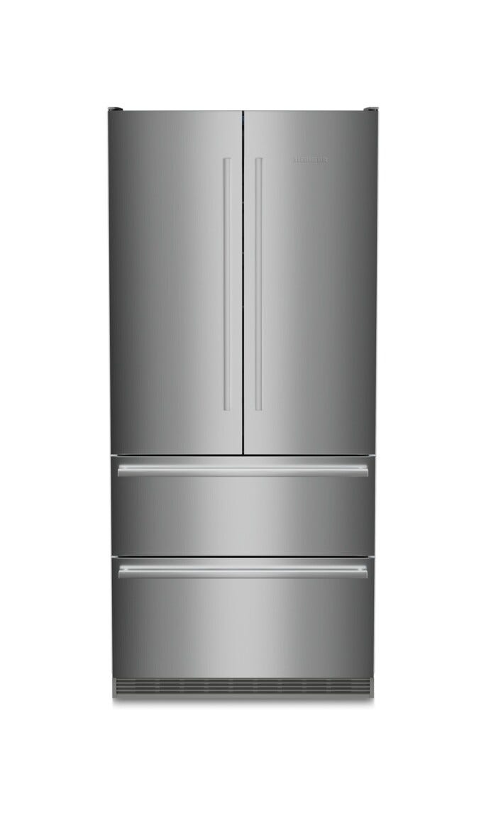 Liebherr CBNste8872 Frigorifero con congelatore a libera installazione cm. 91 h 203 - lt. 522 - argento