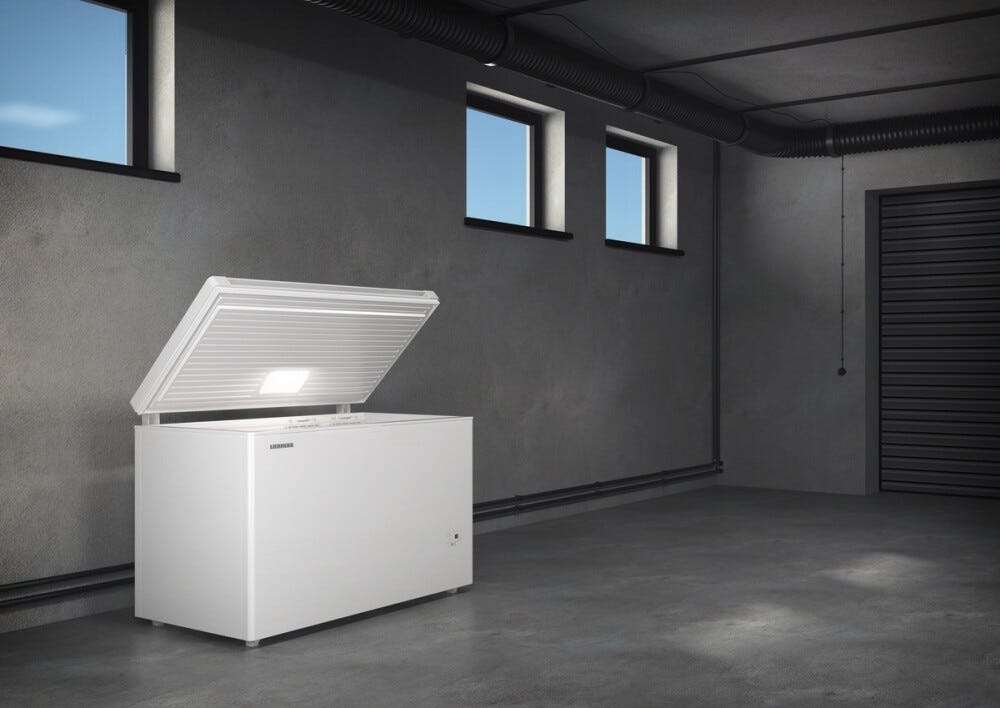 Liebherr CFe2080 Pure Congelatore a pozzo a libera installazione cm. 126 h. 83 - lt. 353 - bianco