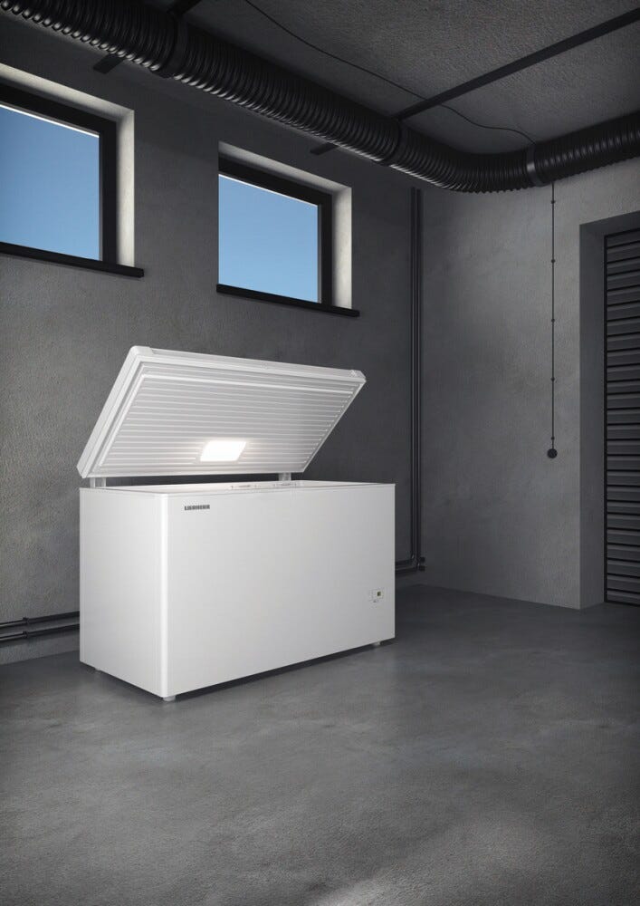Liebherr CFe2080 Pure Congelatore a pozzo a libera installazione cm. 126 h. 83 - lt. 353 - bianco