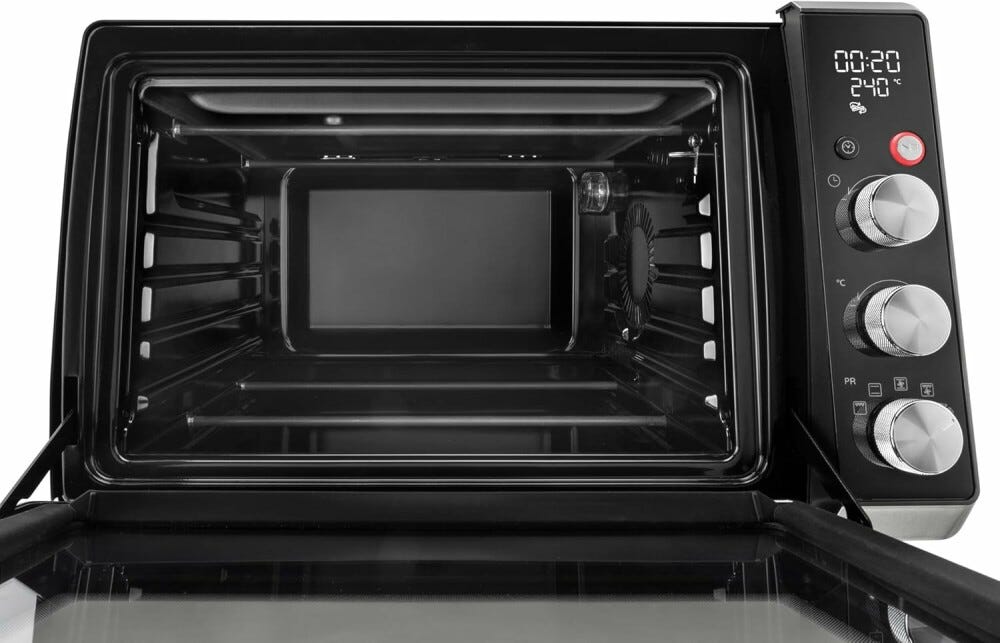 De Longhi DO34326 Sfornatutto Chef Forno elettrico cm. 53 - nero titanio