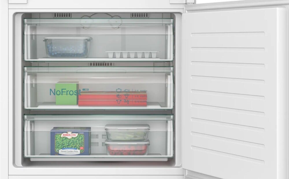 Siemens KB96NVSE0 iq300 Frigorifero con congelatore da incasso XXL, Home Connect, hyperFresh