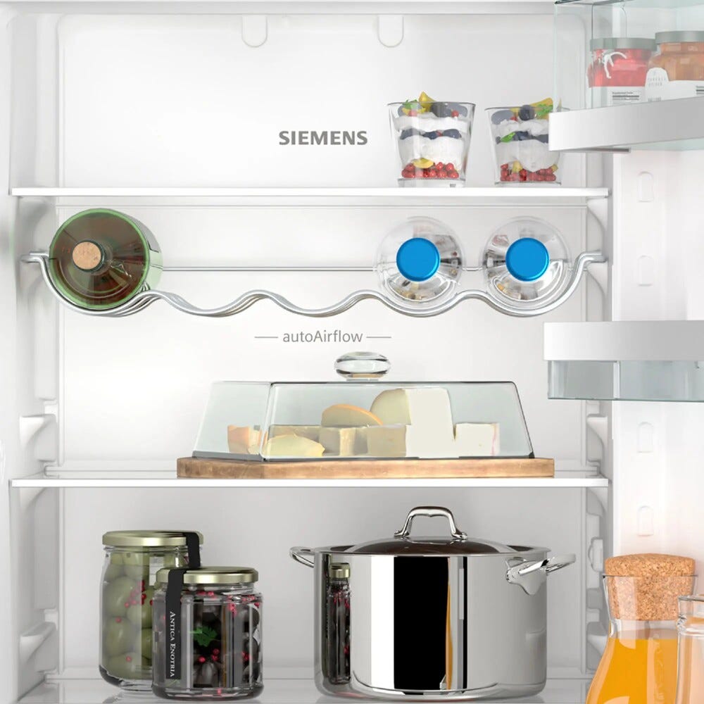 Siemens KB96NVSE0 iq300 Frigorifero con congelatore da incasso XXL, Home Connect, hyperFresh