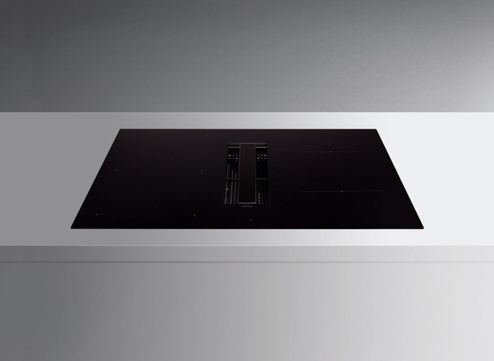 Falmec ZERO COOKING SYSTEM Piano cottura a induzione 84 cm con cappa aspirante integrata da 600 m3/h - vetroceramica nero