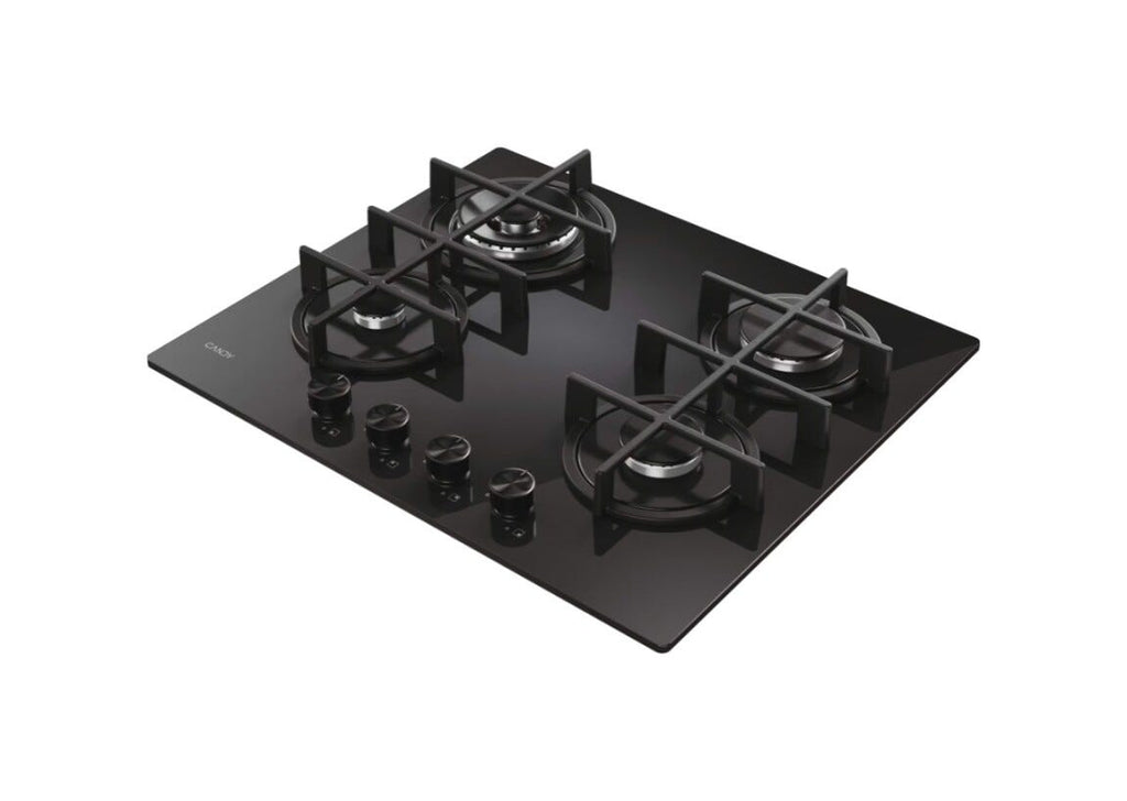 Candy 33803483 Moderna Gas on Glass Piano cottura a gas cm. 60 - vetro nero