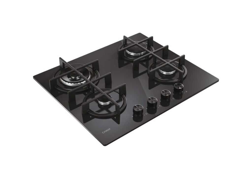 Candy 33803483 Moderna Gas on Glass Piano cottura a gas cm. 60 - vetro nero