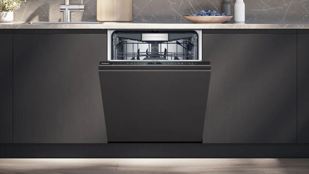 Siemens SN97TX02CE iq700 Lavastoviglie integrata totale cm. 60 - 14 coperti - cerniere sliding