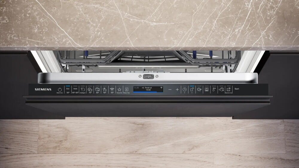Siemens SN97TX02CE iq700 Lavastoviglie integrata totale cm. 60 - 14 coperti - cerniere sliding